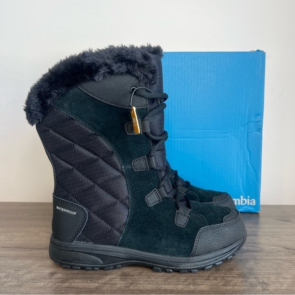 Columbia Women’s Ice Maiden II Waterproof Lace Up Boot Size 7 Wide #B1203